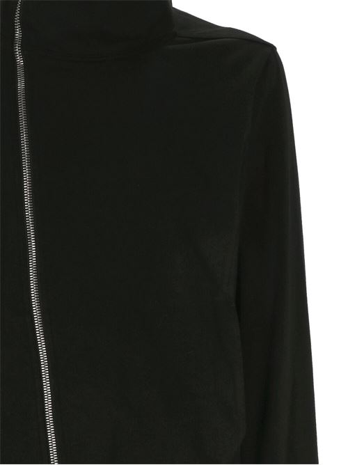 Sweatshirt with off-center closure Rick Owens | RU01D3272BA09